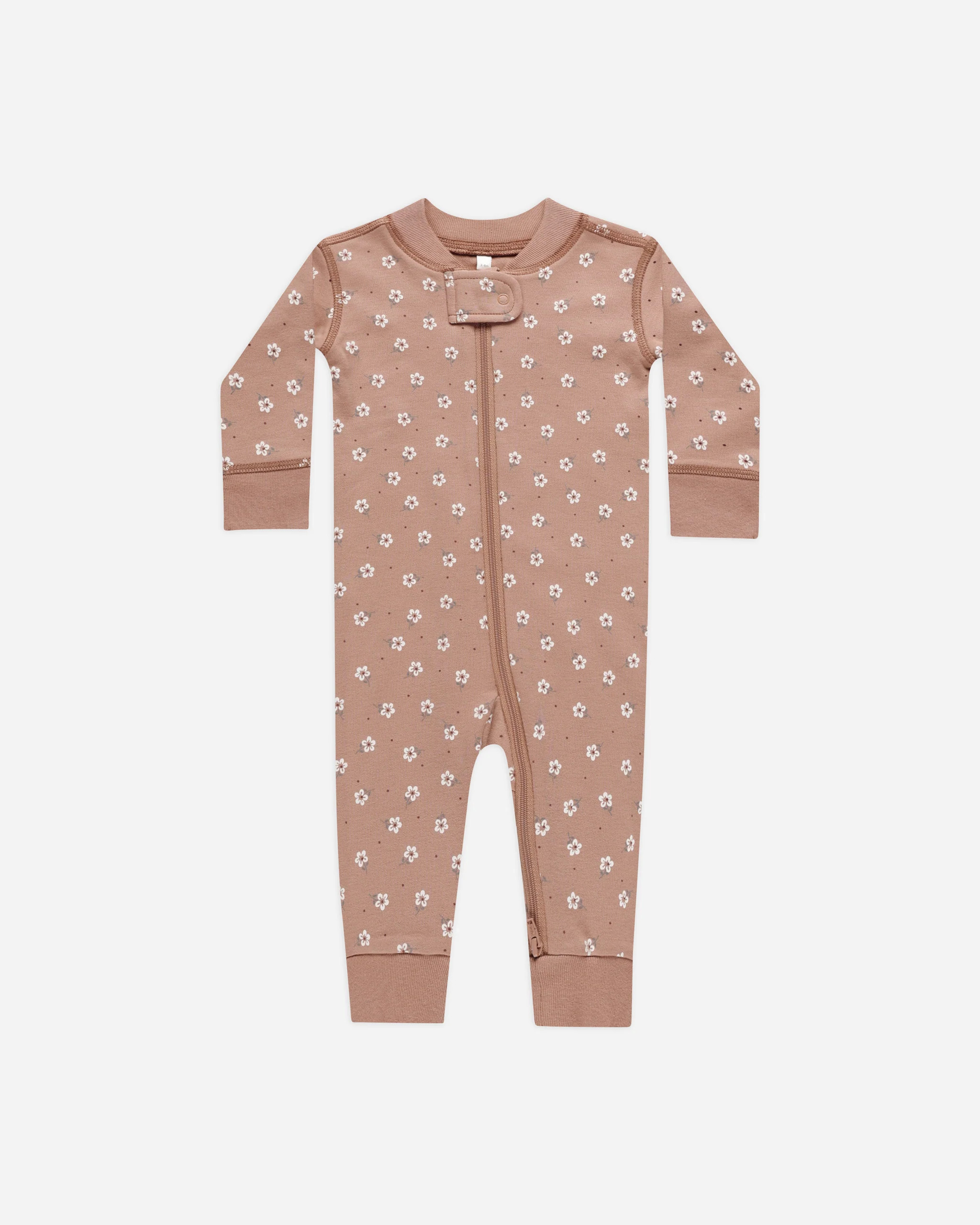 Zip Long Sleeve Sleeper || Rose Ditsy | Rylee + Cru
