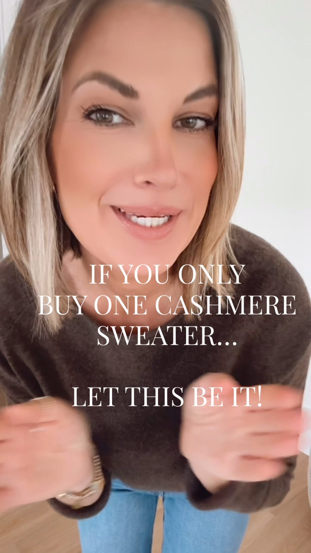 My favorite cashmere sweater. Day to night - throw it off the shoulder. I have size small and small in the sequin skirt.  27x34 in the blue jeans and 27x32 in the white jeans. Boots true to size.  

#LTKFindsUnder100 #LTKOver40 #LTKTall