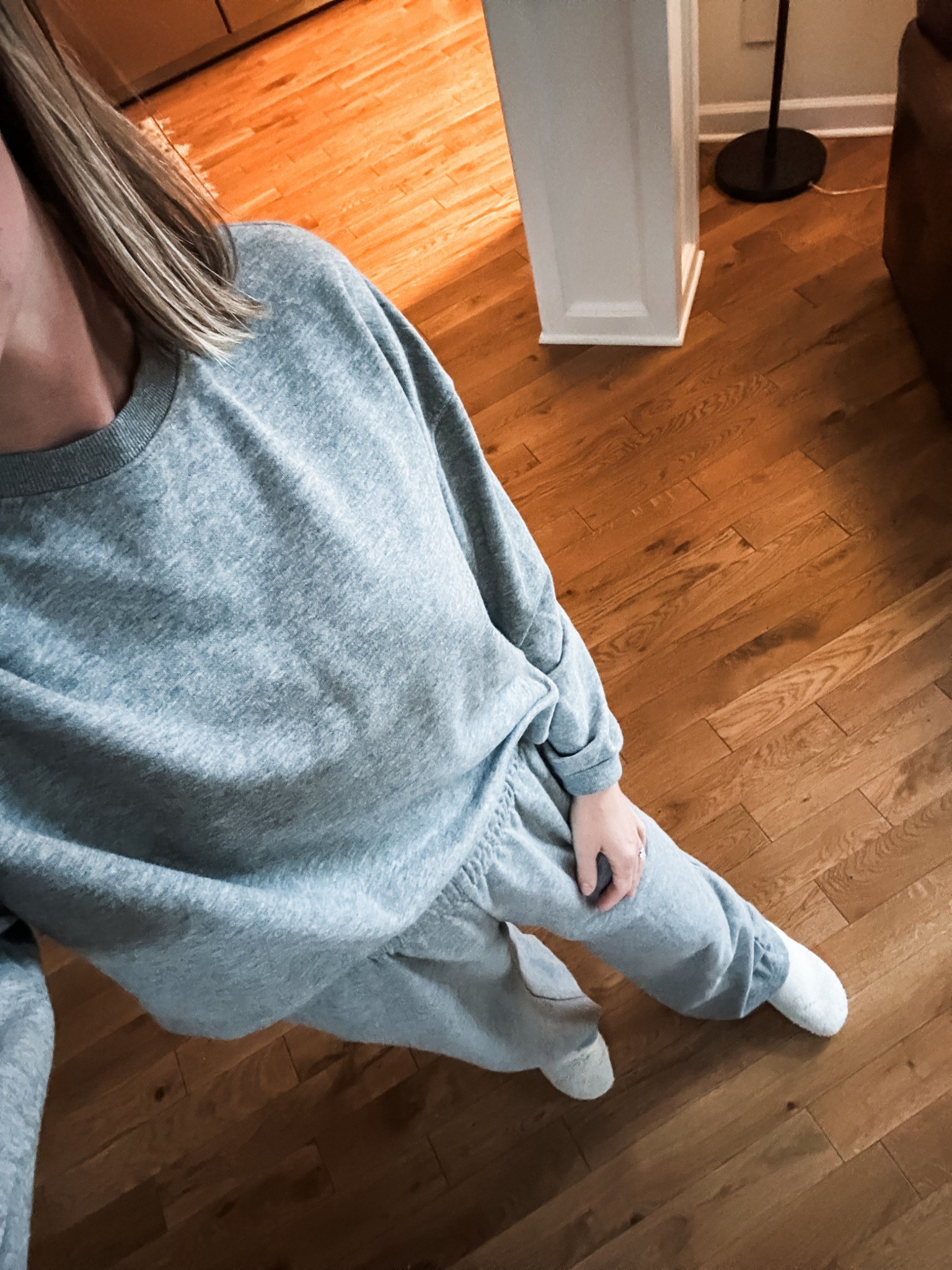 Cozy sweat set, summer edition 👏🏼 this one is super lightweight, perfect for chilly mornings in the warm weather months without being too heavy! And super inexpensive. I sized up for more of an oversized fit  

#LTKSeasonal #LTKFindsUnder50 #LTKSummerEdit