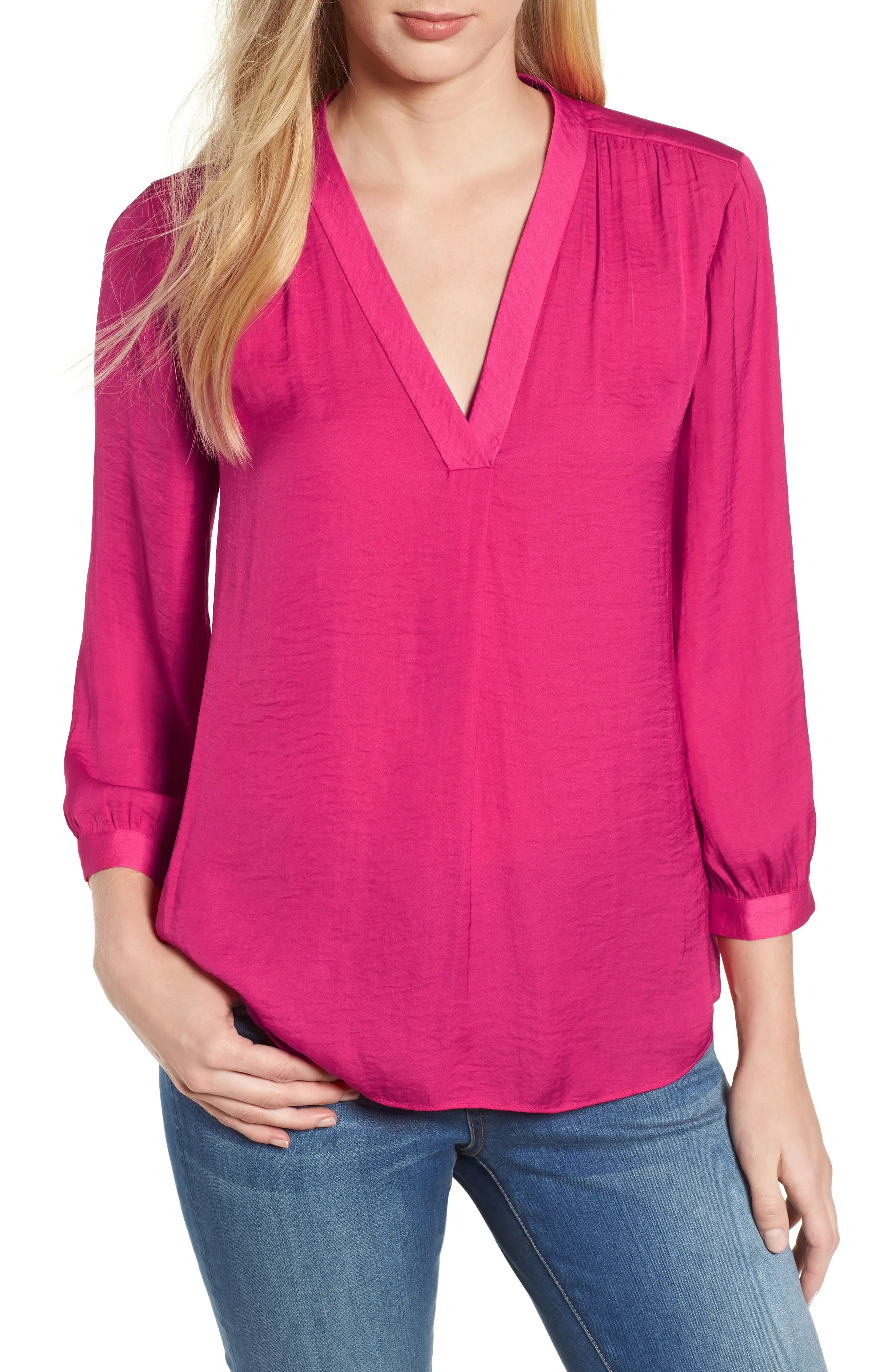 Rumple Fabric Blouse | Nordstrom