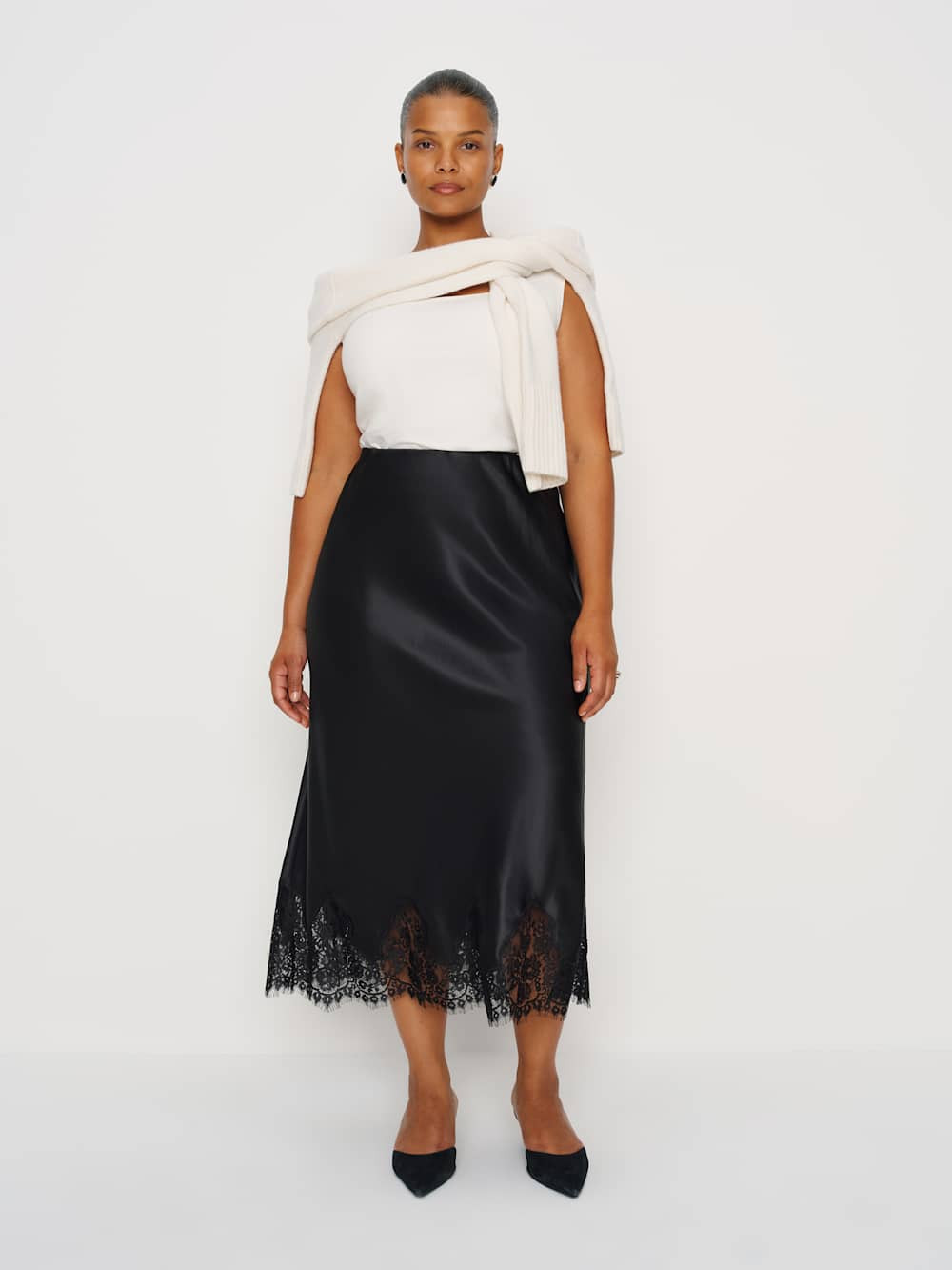 Carolina Silk Skirt Es | Reformation (Global)