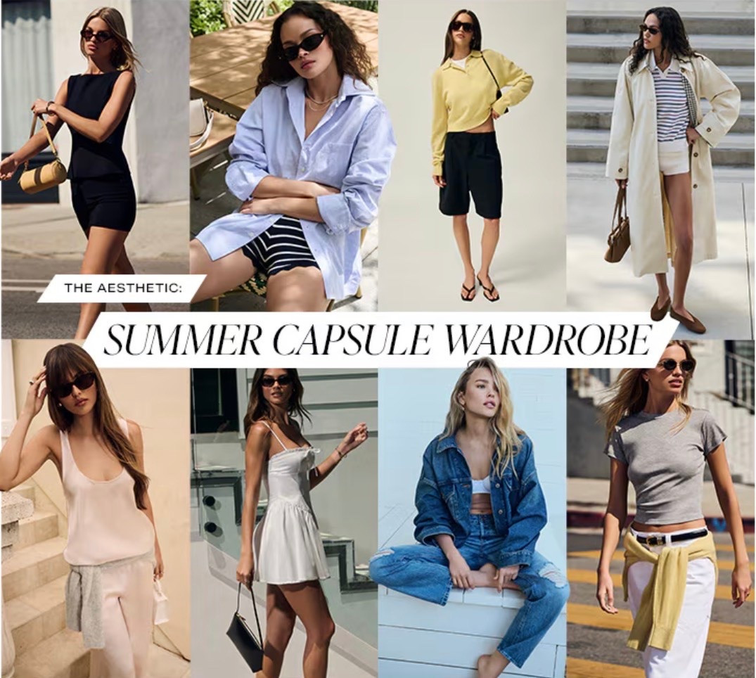 The Summer to Fall capsule wardrobe you actually need & Revolve has every single piece!! 🤍✨

Black mini dress, oversized blue shirt, yellow crop, cream trench, white slip dress, denim set, grey baby tee — timeless, effortless, endlessly wearable. These are the pieces that mix and match into a hundred different outfits and NEVER go out of style!

Every piece is linked in my LTK — save this and tap below to shop 👇🏻🔗




#LTKFinds #LTKStyleTip #LTKSeasonal #LTKunder100 #Revolve #RevolveFashion #CapsuleWardrobe #SummerCapsule #MinimalistStyle #QuietLuxury #EssentialStyle #SummerOutfit #ElevatedBasics #WardrobeEssentials #SummerStyle

#LTKootd #LTKSeasonal #LTKOver40