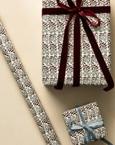 Vintage Peony & Stamp Wrapping Paper (Set of 2) | McGee & Co. (US)