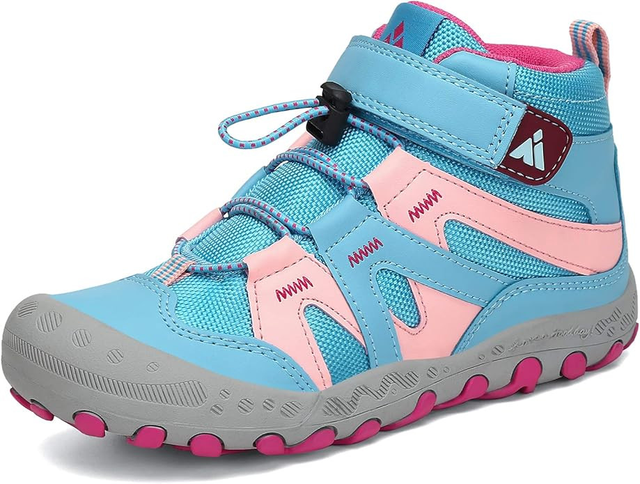Mishansha Kids Water Resistant Hiking Boots, Boys Girls Anti Collision Anti-Skid Athletic Outdoor... | Amazon (US)