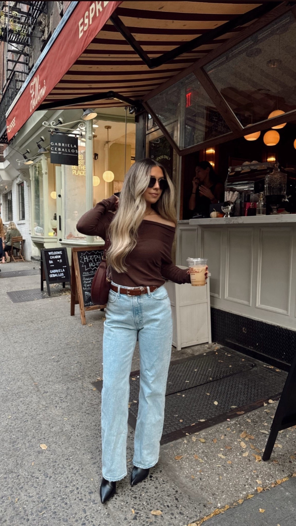 Elevated casual fall outfit 
+ brown top: xs 
+ brown belt: xs/s
+ 90s relaxed jeans: 24 short 
+ black ankle boots: true to size 

Fall outfit 
Fall style
Amazon style
Abercrombie jeans 
Weekend outfit 

#LTKSeasonal #LTKFindsUnder50 #LTKFindsUnder100
