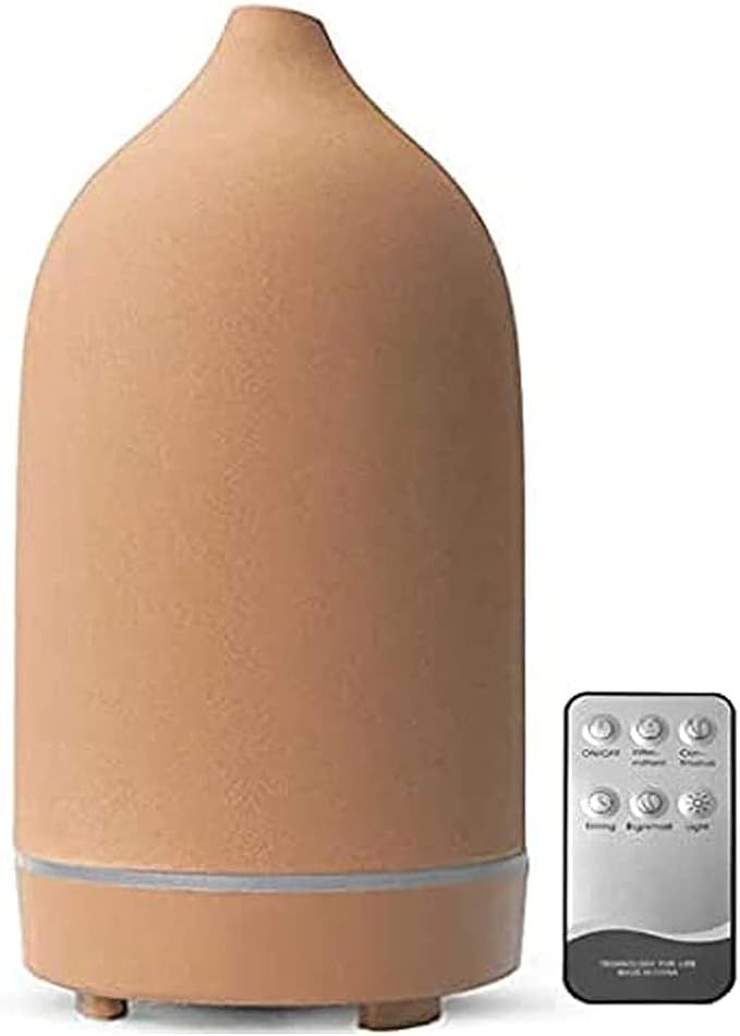 Amazon.com: Monademo Stone Diffuser, Ceramic Essential Oil Diffuser, Humidifier 160ml Ultrasonic ... | Amazon (US)