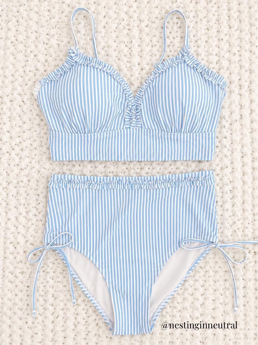 I know... stopped you in your tracks didn't it? Cutest dang two piece there ever was! That ruffle trim stole my heart!

#LTKTravel #LTKSwim #LTKSaleAlert