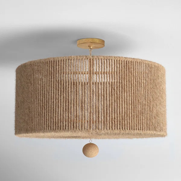 Kason Fabric Flush Mount | Wayfair North America