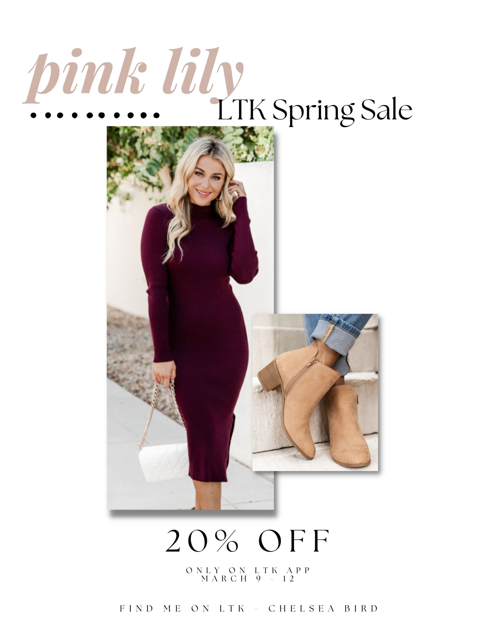 Get my engagement shoot look for less! Pink Lily is part of the LTK spring sale and their entire site is 20% off from March 9-12. Use my code to save 20% 😃✨

Ltk sale 
Ltk dresses 
Spring dale 
Engagement shoot 
The look for less 

#LTKstyletip #LTKSale #LTKsalealert