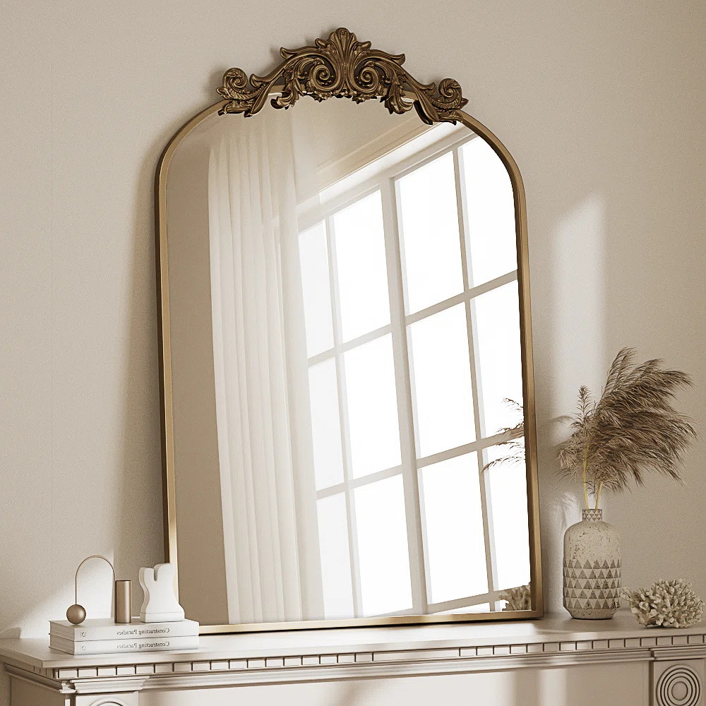 Eyler Metal Arch Wall Mirror | Wayfair North America