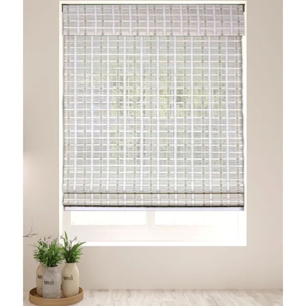 Arlo Blinds Cordless Lift Whitewash Bamboo Shades with 74 Inch Height - 19 inch width x 74 inch h... | Bed Bath & Beyond