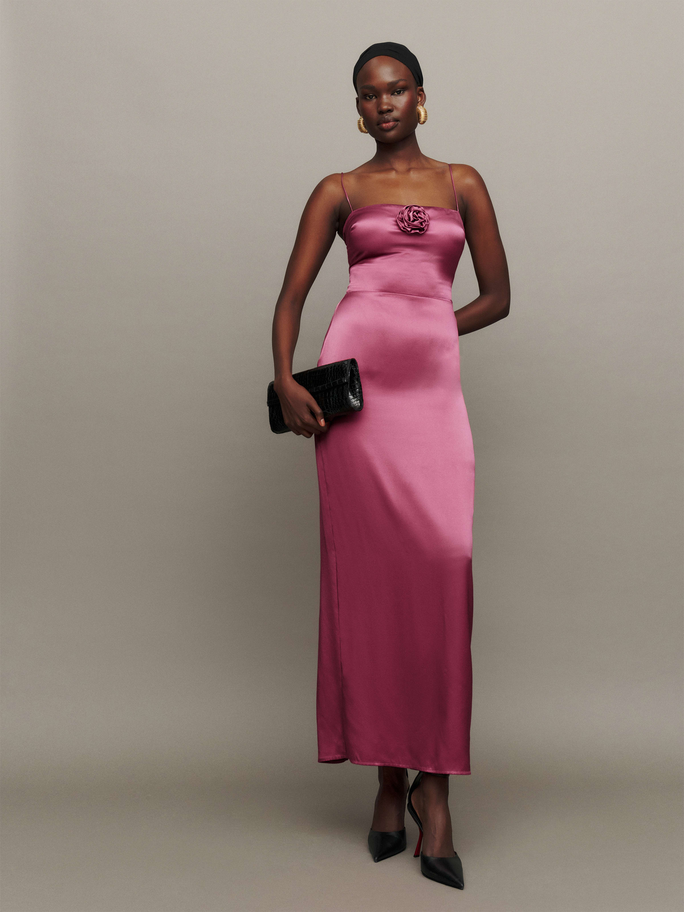 Frankie Silk Dress | Reformation (Global)