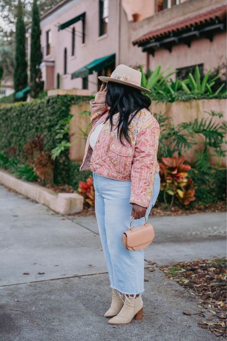 Plus size Gworls! This is your sign to try the quilted jacket trend. How cute did this look turn out?!

Jacket 2X
Jeans 22

Plus Size Fashion | Plus Size Outfit | Quilted Jacket | Plus Size Spring Outfit | Coquette Cowgirl Chic 

#LTKplussize #LTKfindsunder100 #LTKfindsunder50