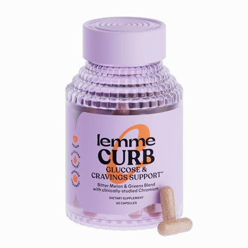 Lemme Curb Cravings, Improve Carb Metabolism, Support Weight Management w/Clinically Studied Chromium Picolinate, Bitter Melon, Ceylon Cinnamon & Greens Blend I Drug-Free I Vegan | Amazon (US)
