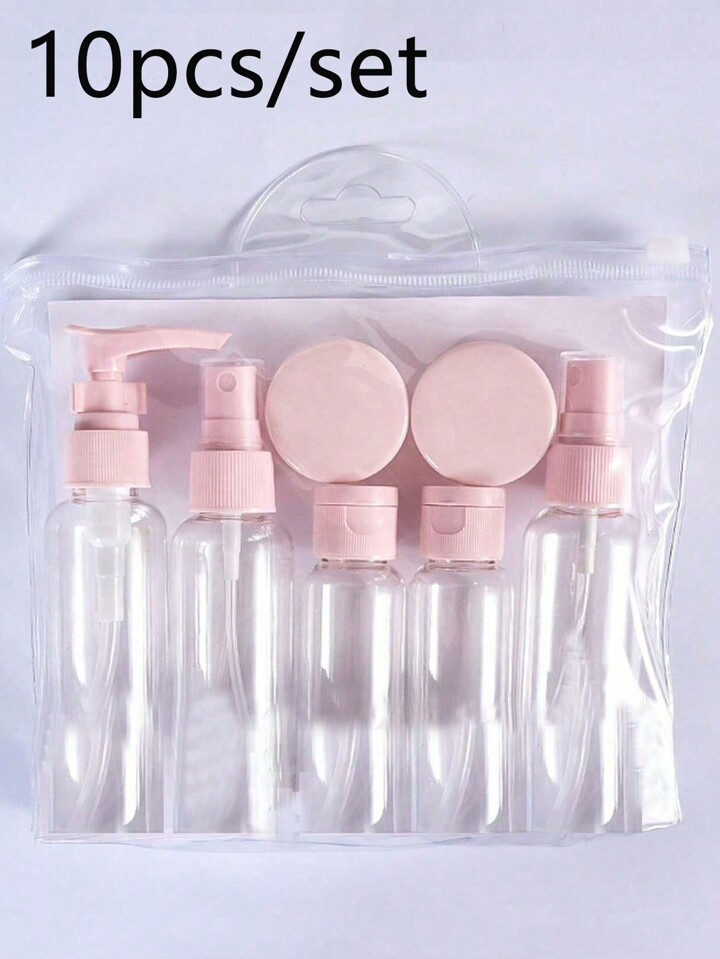 Reisflessen voor toiletartikelen Hervulbare spuitflessen Lekvrije toiletartikelen in reisformaat ... | SHEIN