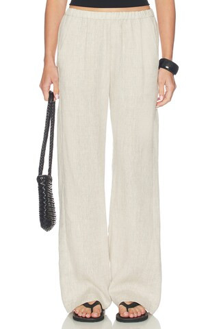 Linen Everywhere Pant in Jute Heather | Revolve Clothing (Global)