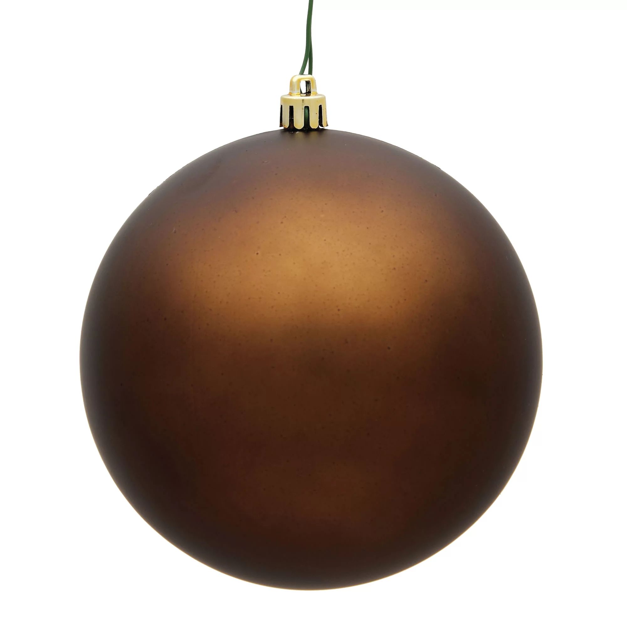 Vickerman 2.75" Mocha Matte Ball Ornament, 12 per Bag | Walmart (US)