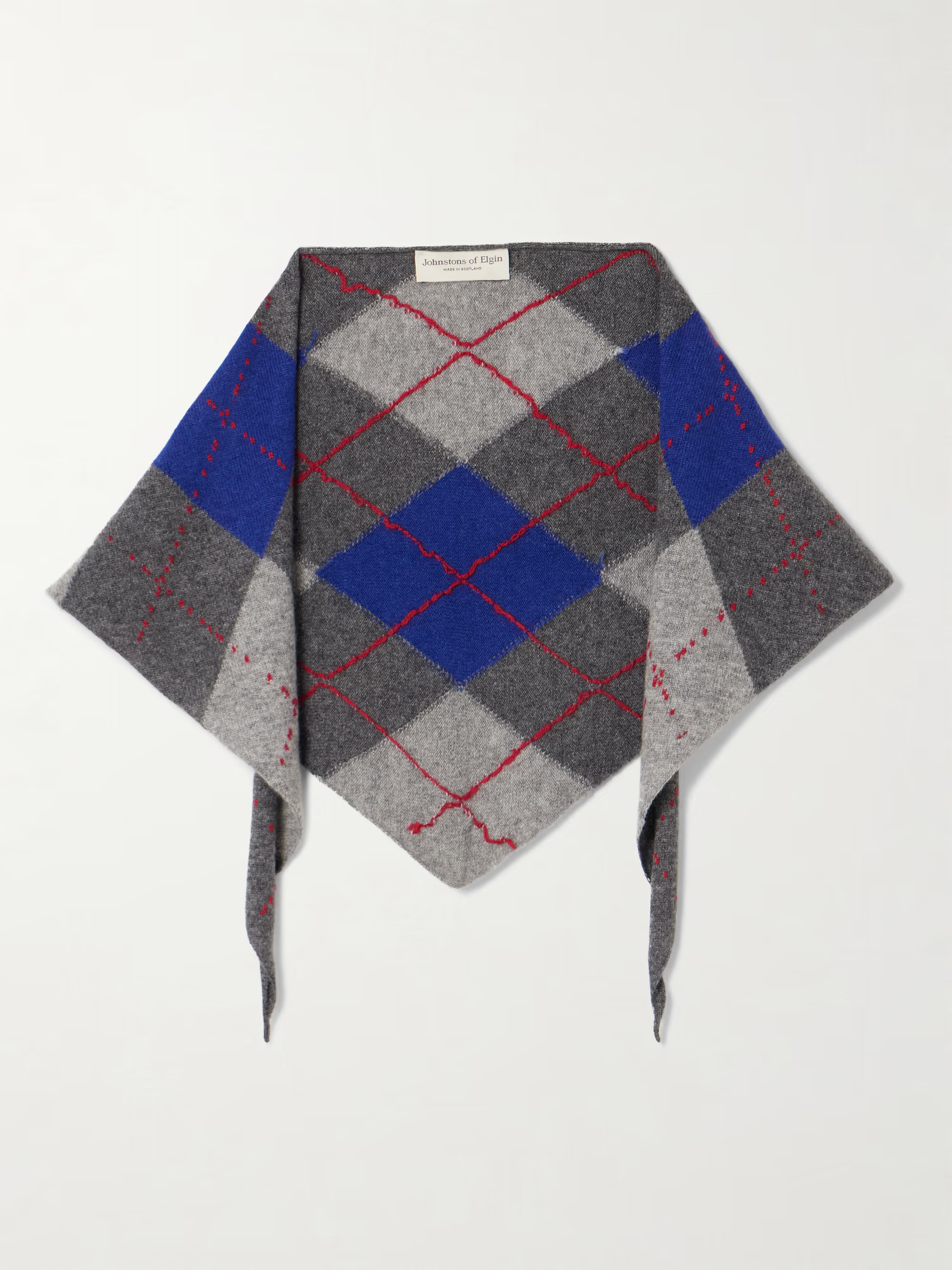 Clan argyle cashmere scarf | NET-A-PORTER (US)