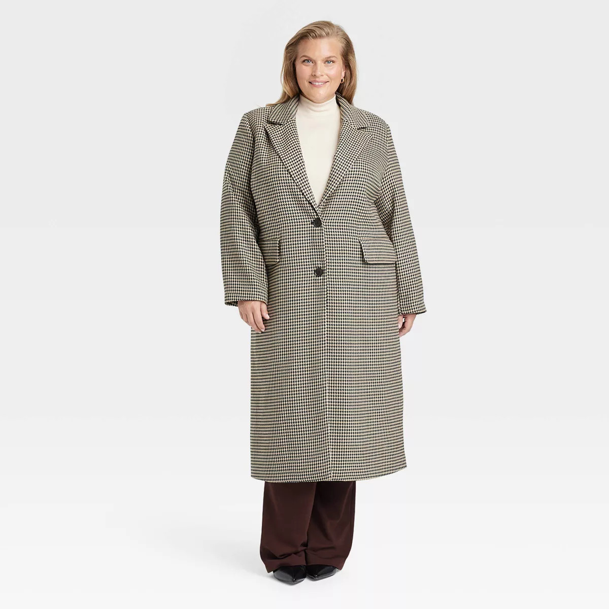 Women's Faux Wool Topcoat - A New Day™ | Target