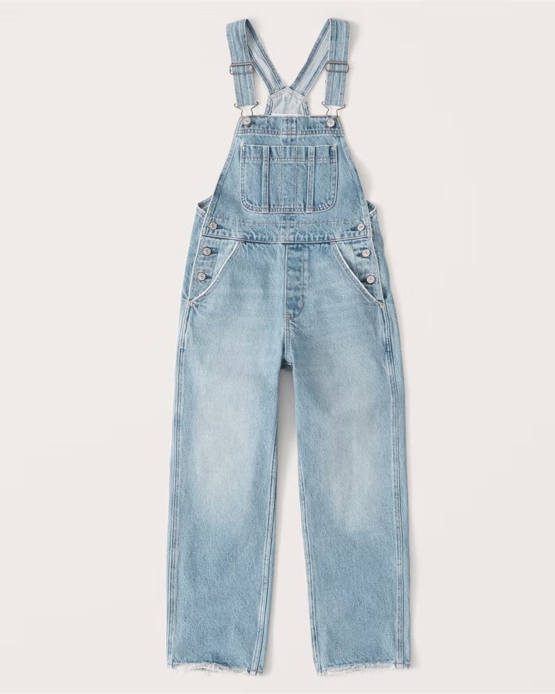 High Rise Overalls | Abercrombie & Fitch (US)