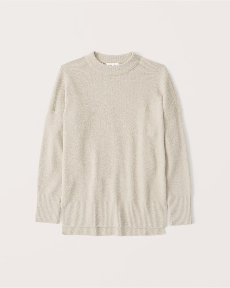 DreamLush Oversized Legging-Friendly Crew Sweater | Abercrombie & Fitch (US)