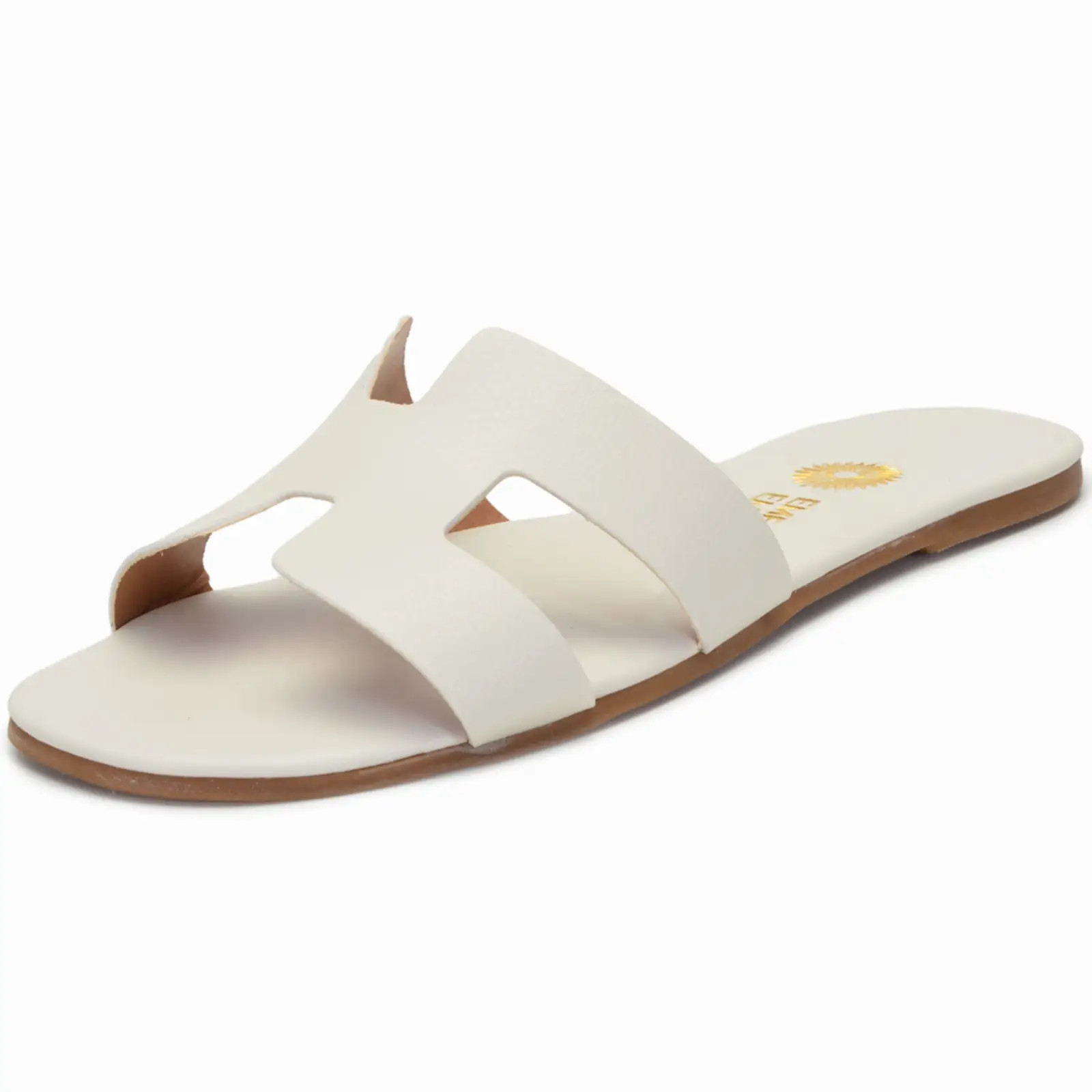 Rasteira Feminina H Branca Off White Confortável Casual Leve Branco | Dafiti (BR)