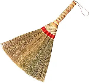 MXY Handmade Broom Soft Mini with Solid Wood Handle Retro Nature No Static Electricity Sweeping B... | Amazon (US)