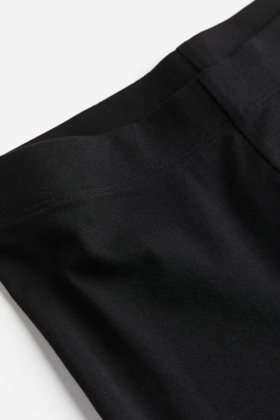Cotton Jersey Leggings - Black - Ladies | H&M US | H&M (US + CA)
