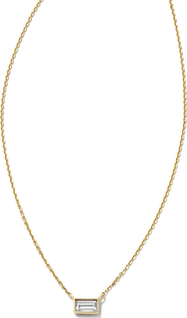 Kendra Scott 14K Gold Diamond Baguette Necklace - 0.18ctw | Nordstromrack | Nordstrom Rack