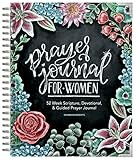 Prayer Journal for Women: 52 Week Scripture, Devotional, & Guided Prayer Journal | Amazon (US)