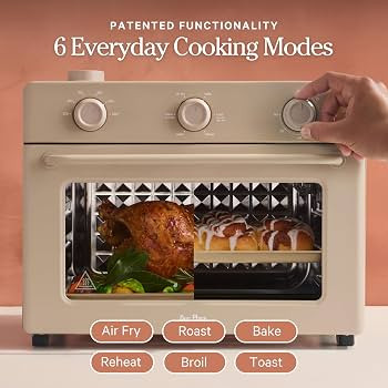 Our Place Large Wonder Oven | 6-in-1 Stainless Steel Air Fryer Toaster Oven Combo with Basket, Ra... | Amazon (US)
