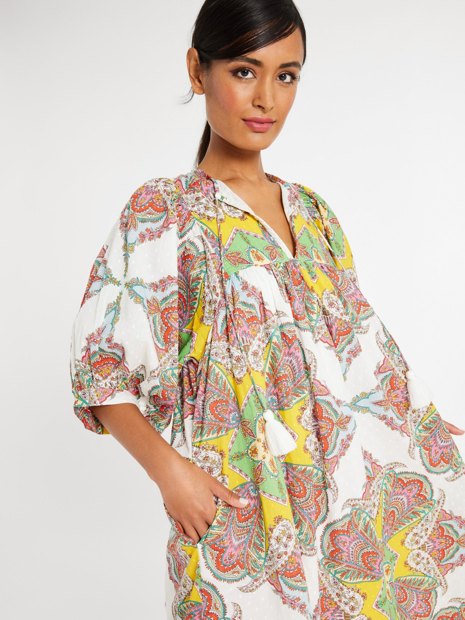 Saffron Dress in Kaleidoscope | Mille