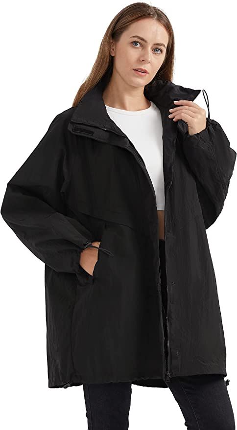 Orolay Women's Waterproof Lightweight Rain Jacket Packable Outdoor Raincoat with Hood | Amazon (US)