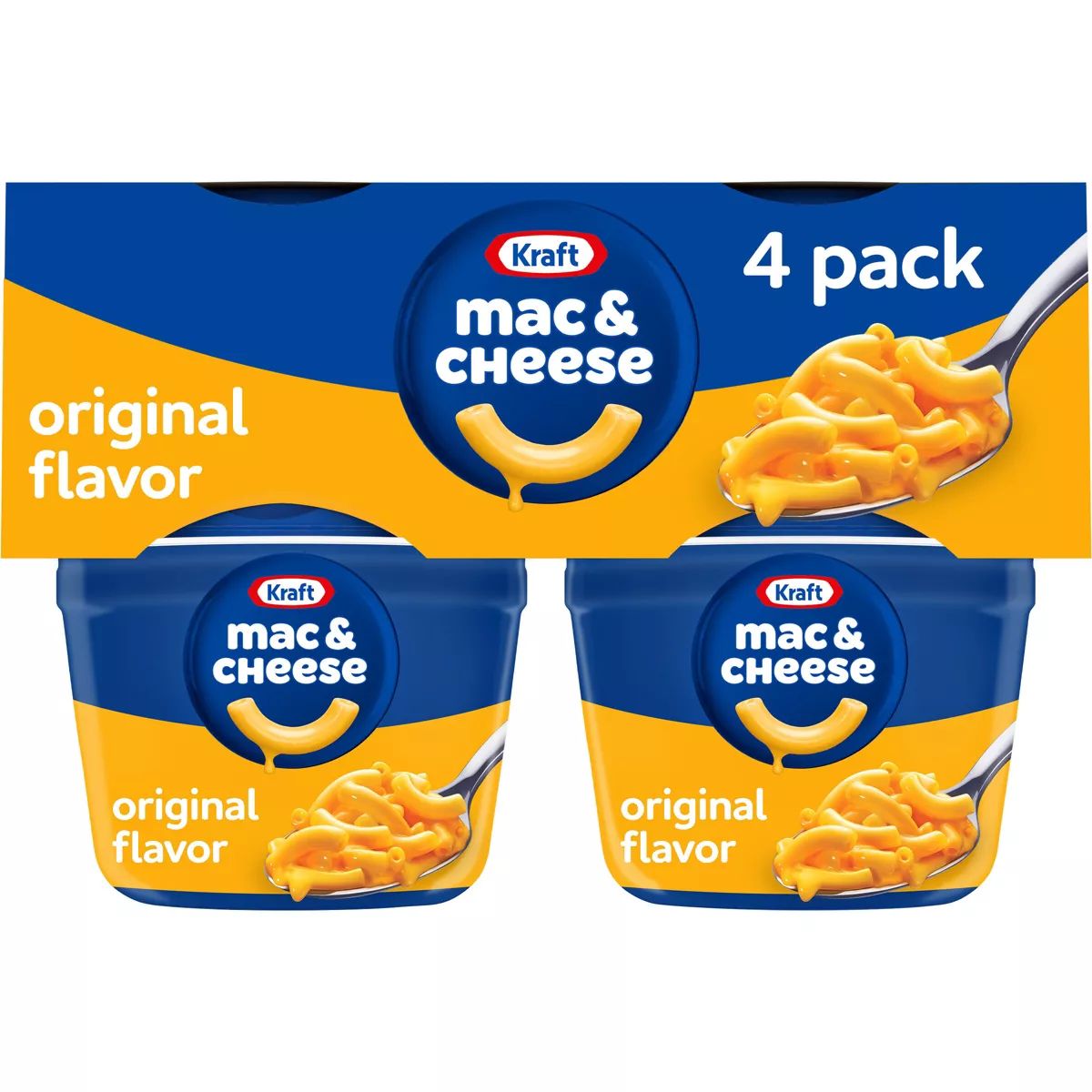 Kraft Original Mac and Cheese Cups Easy Microwavable Dinner | Target