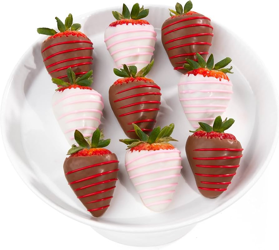 A Gift Inside Love Bites Dipped Strawberries - 9 Fun Size Berries | Amazon (US)