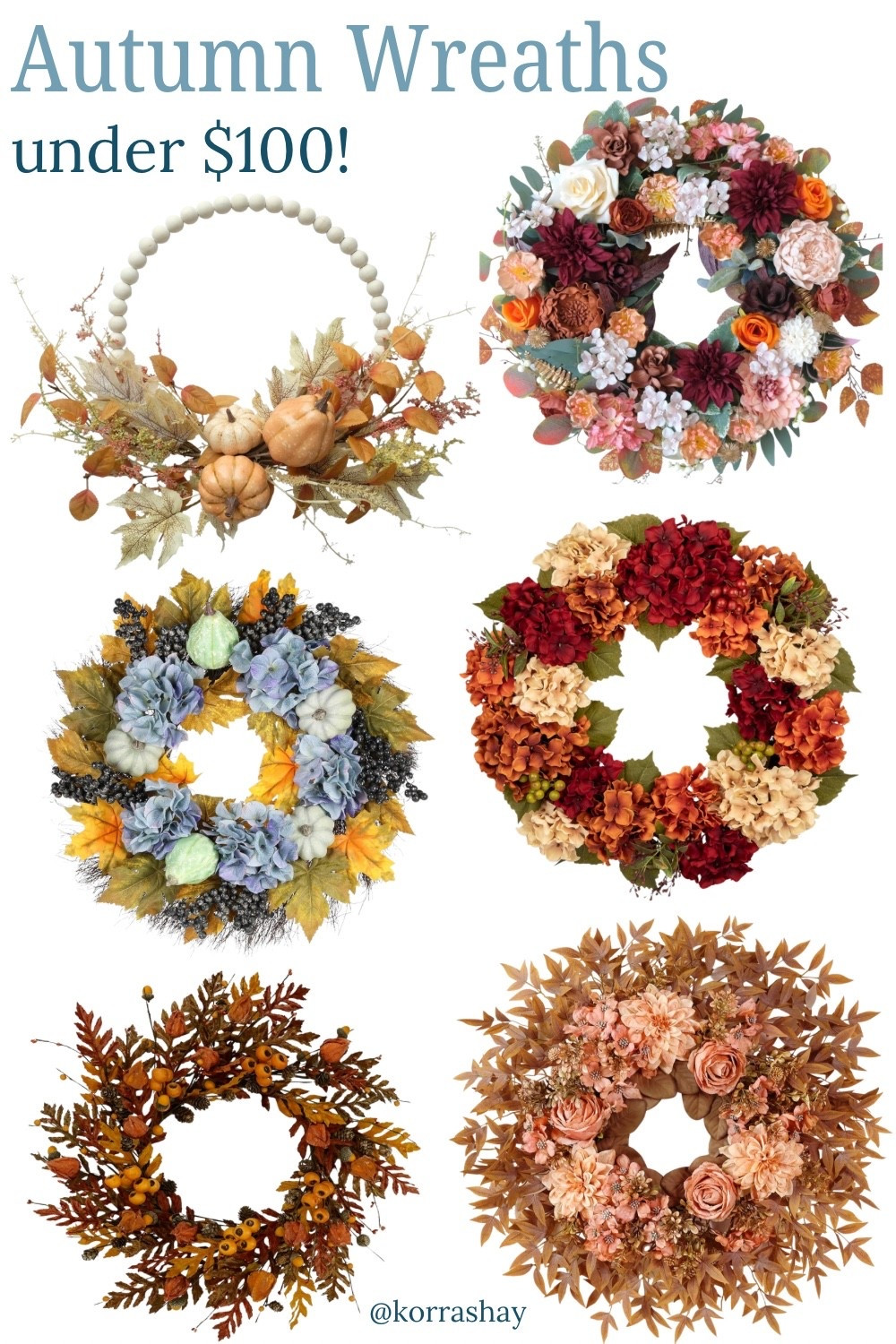 Autumn wreaths under $100!

#LTKFallSale #LTKHome #LTKSeasonal