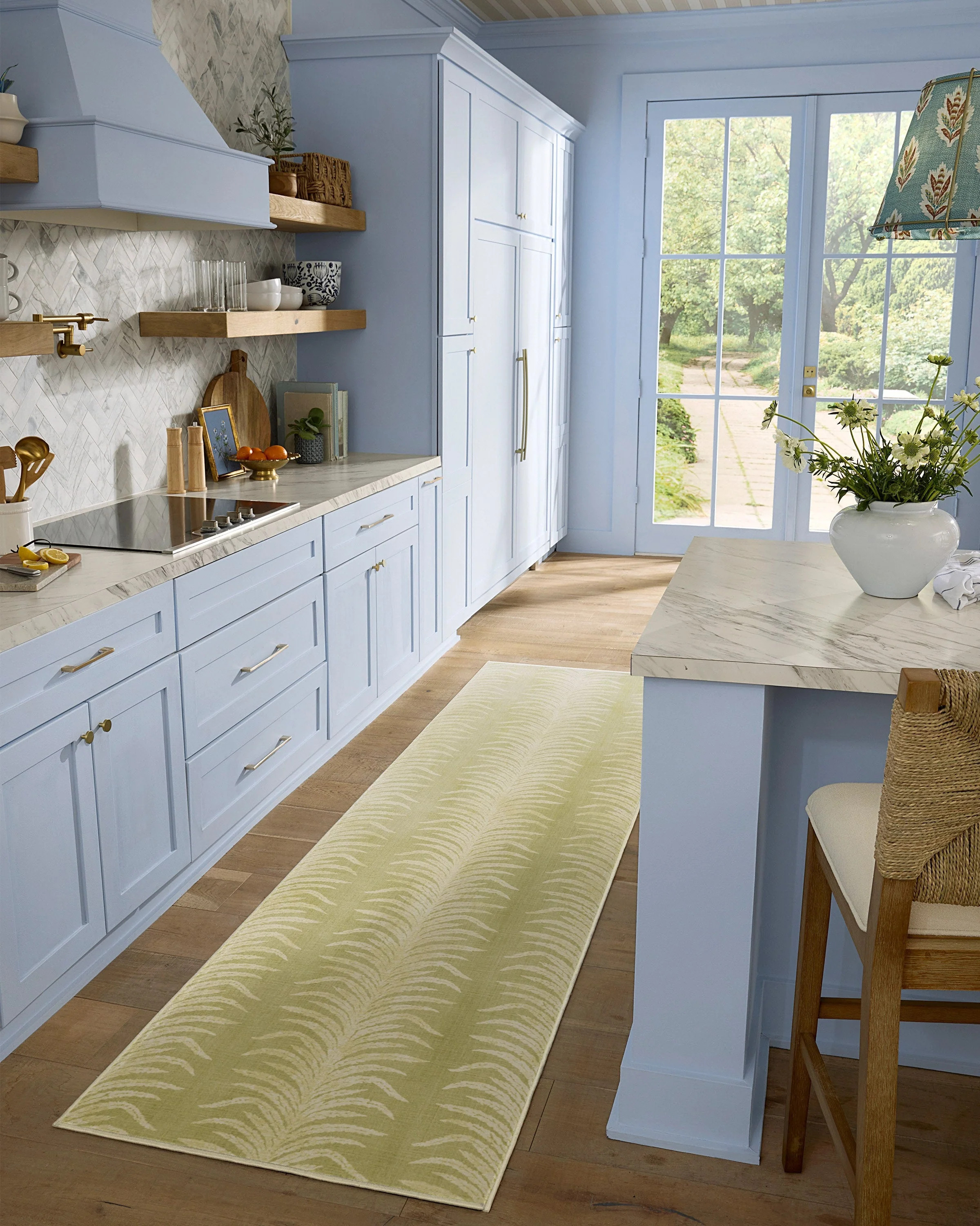 Tree Fern Matcha Green Rug by Sanderson | Ruggable US | Ruggable