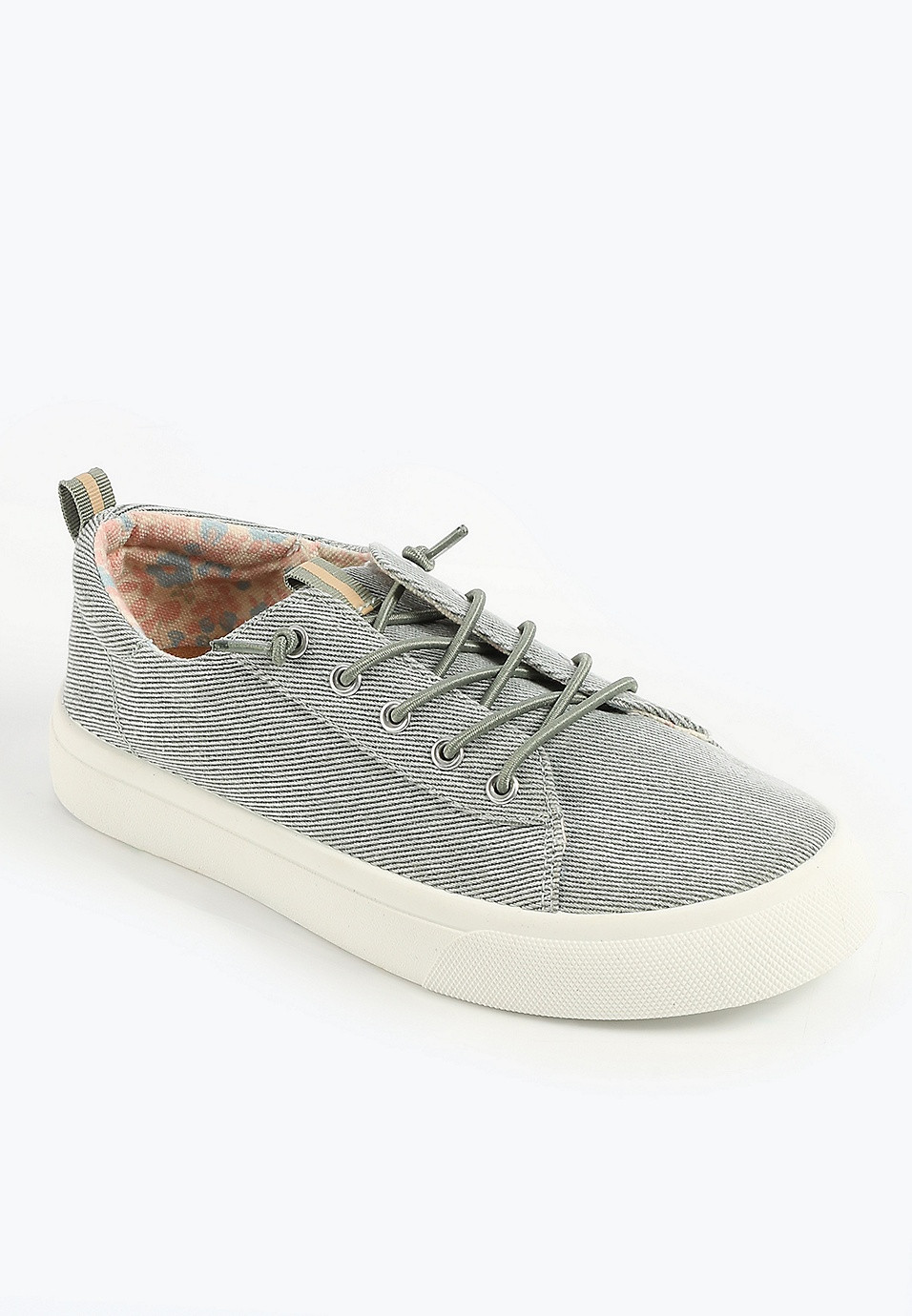 SuperCush Canvas Lace Up Sneaker | Maurices