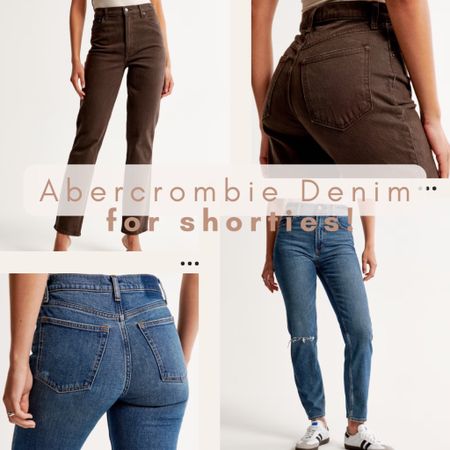 I always love Abercrombie denim because I’m 4’11, and it’s tough finding jeans! The “x-short” inseam always works for me! 
#abercrombie #abercrombiedenim #petitefriendlydenim #shortiedenim #abercrombieandfitch #shortgirldenim #denim #jeans #petitiedenim #petitefriendlydenim