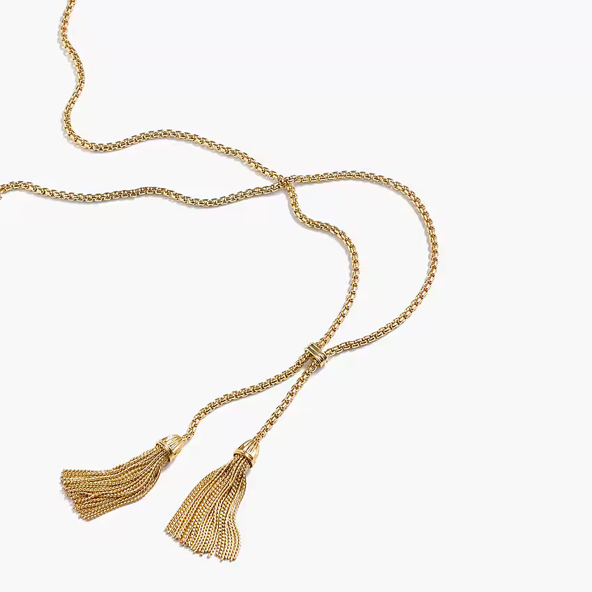 Tassel chain necklace | J. Crew US