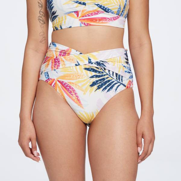CALIA Women's High Rise Twist Front Bikini Bottom | DICK'S Sporting Goods | Dick's Sporting Goods