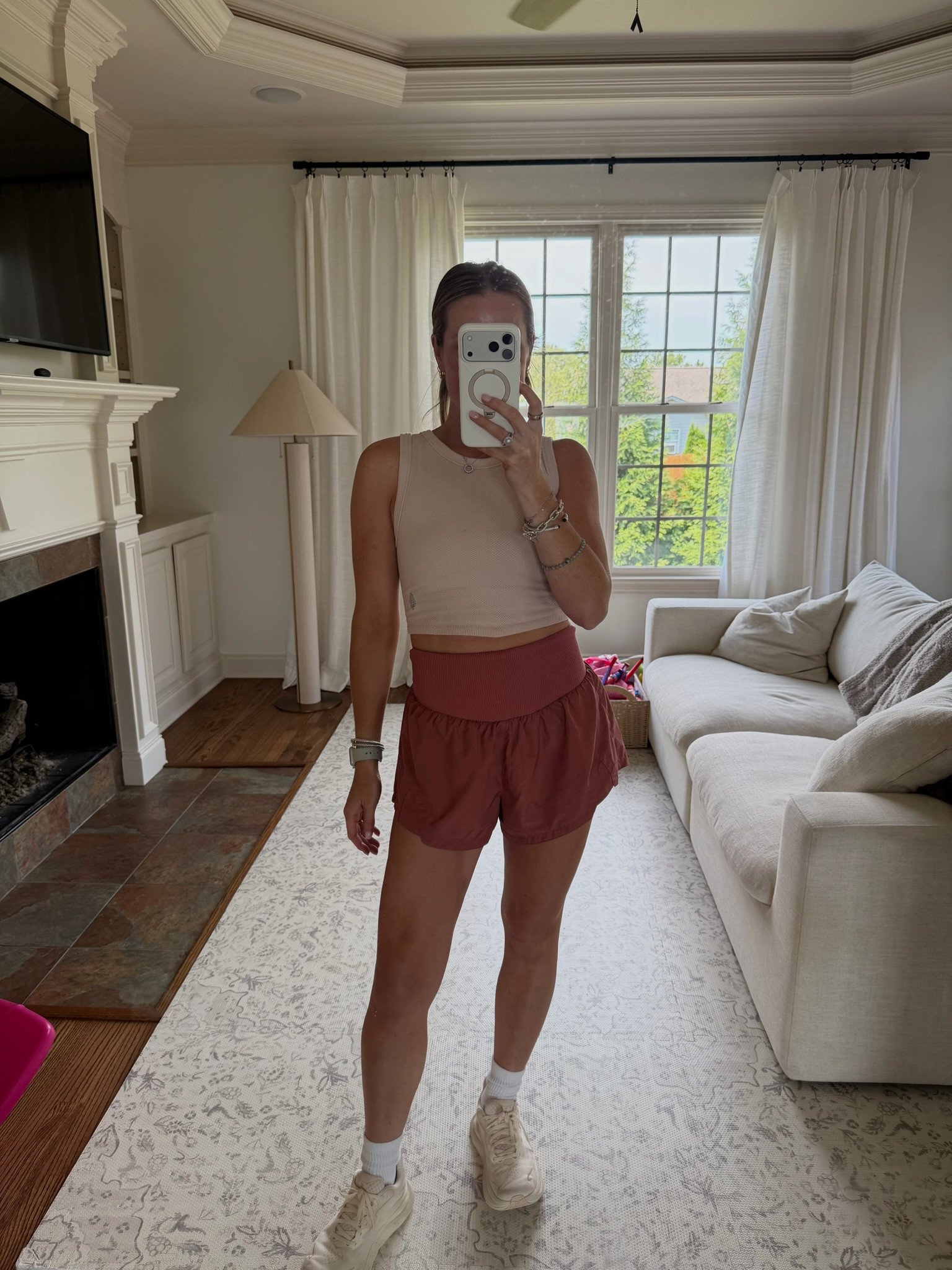 can't get enough of these FP shorts!🫶🏻

wearing a S in this top & shorts!

everyday fashion | athleisure | mom ootd 

 #LTKdayinmylife #LTKootd #LTKActive