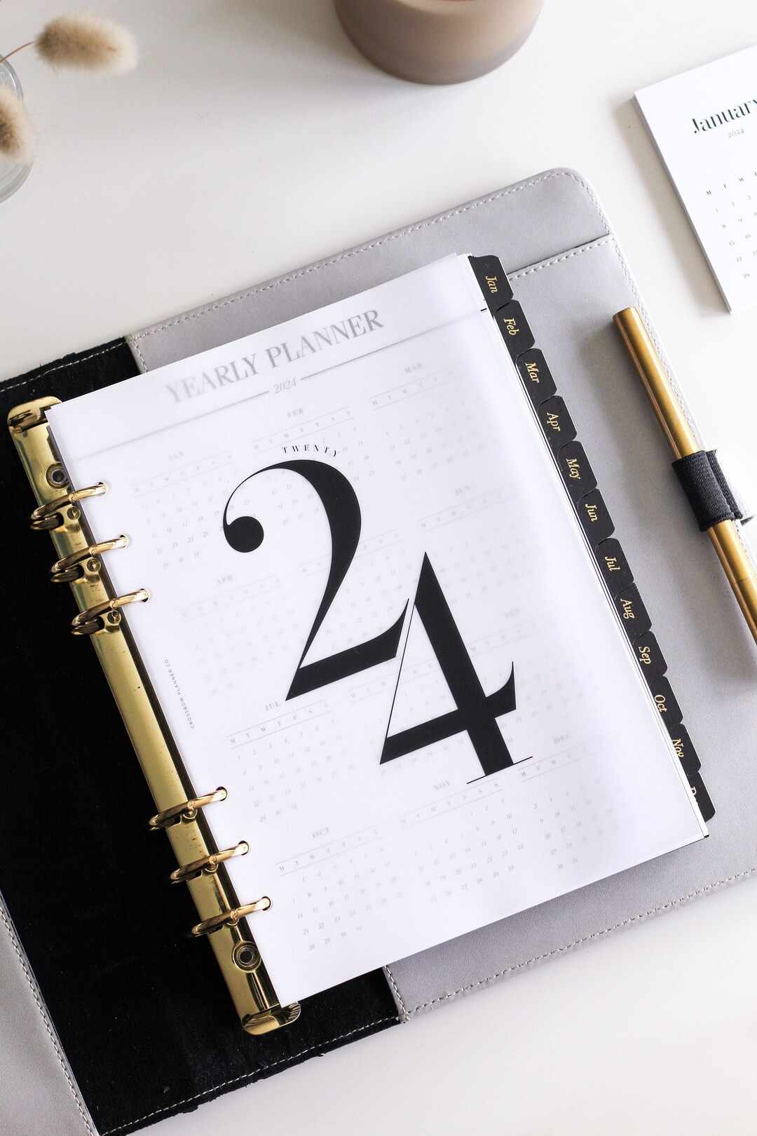 2024 Printed A5 Planner Inserts, Yearly Planner Inserts, 2024 Filofax Inserts Refill, Dated Inser... | Etsy (US)