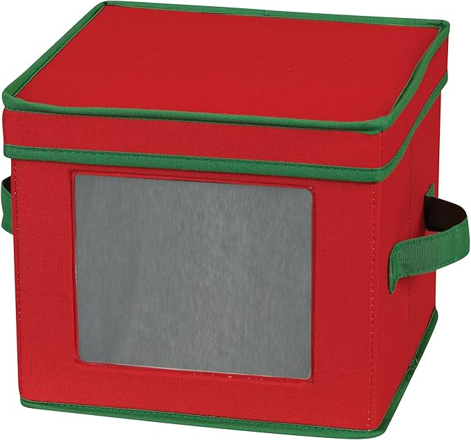 Household Essentials 534RED Holiday China Dinnerware Storage for Salad Plates or Bowls | Removabl... | Amazon (US)