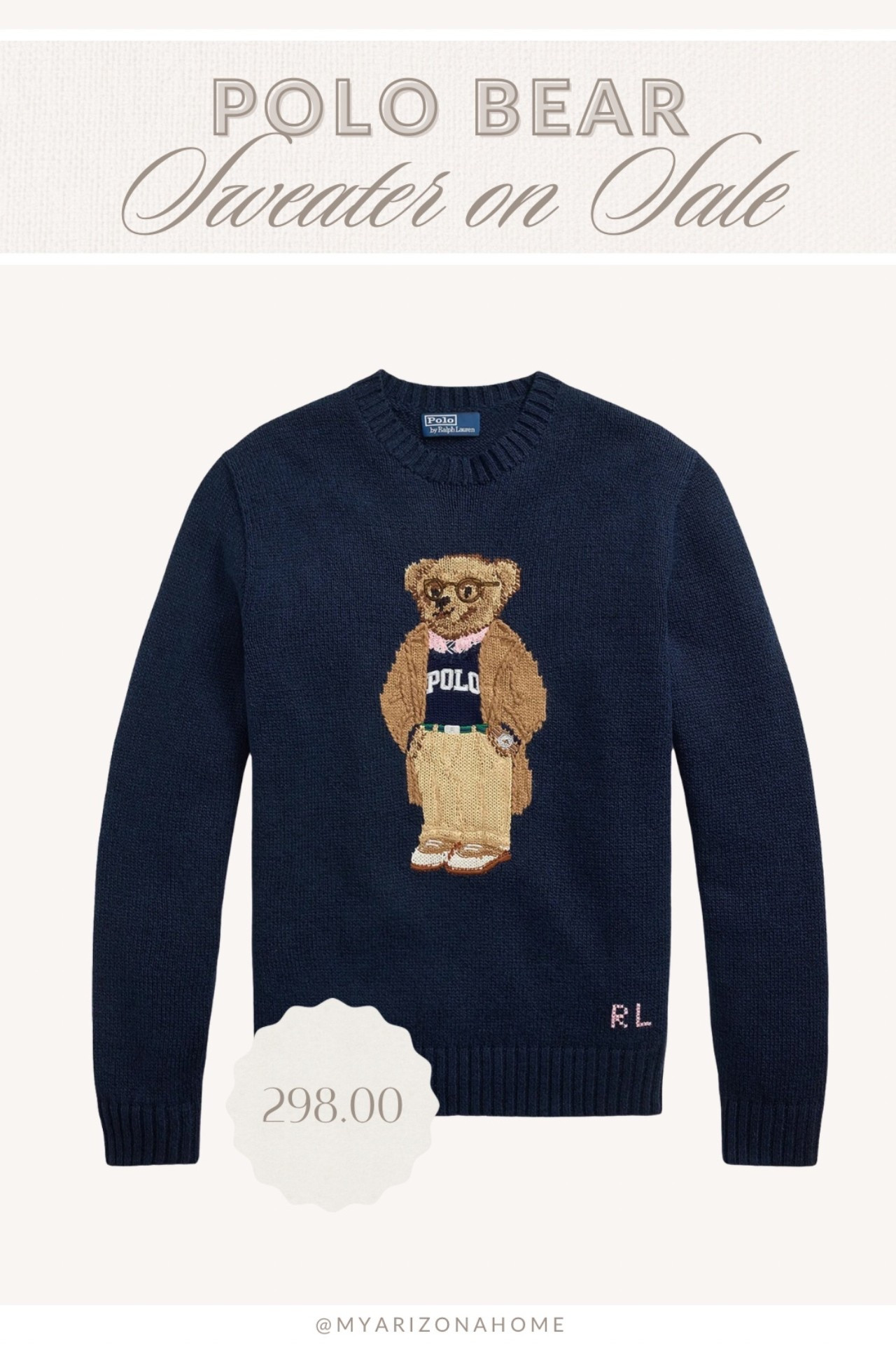 Polo bear sweater on sale!!! 🤎 

#LTKFallSale #LTKSaleAlert #LTKSeasonal
