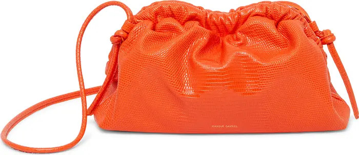 Mini Cloud Lizard Embossed Leather Clutch | Nordstrom