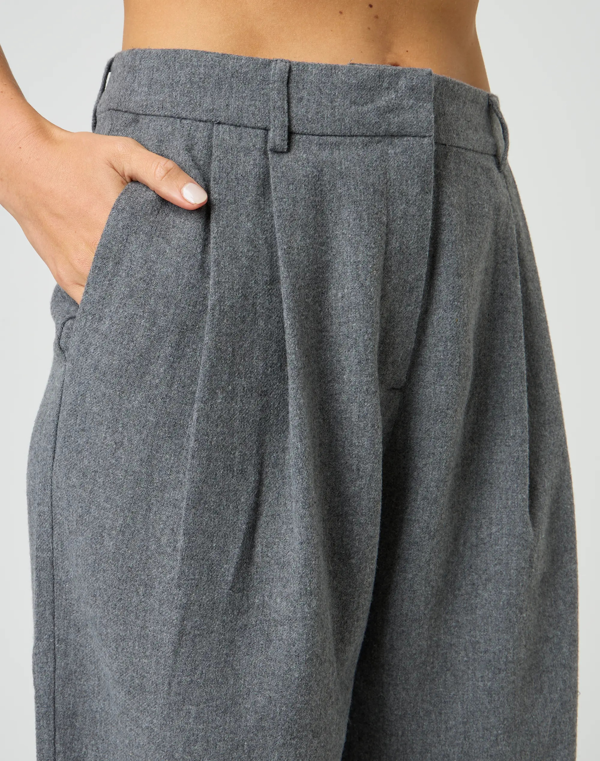 High Rise Wide Leg Tailored Pant | Glassons (Australia)
