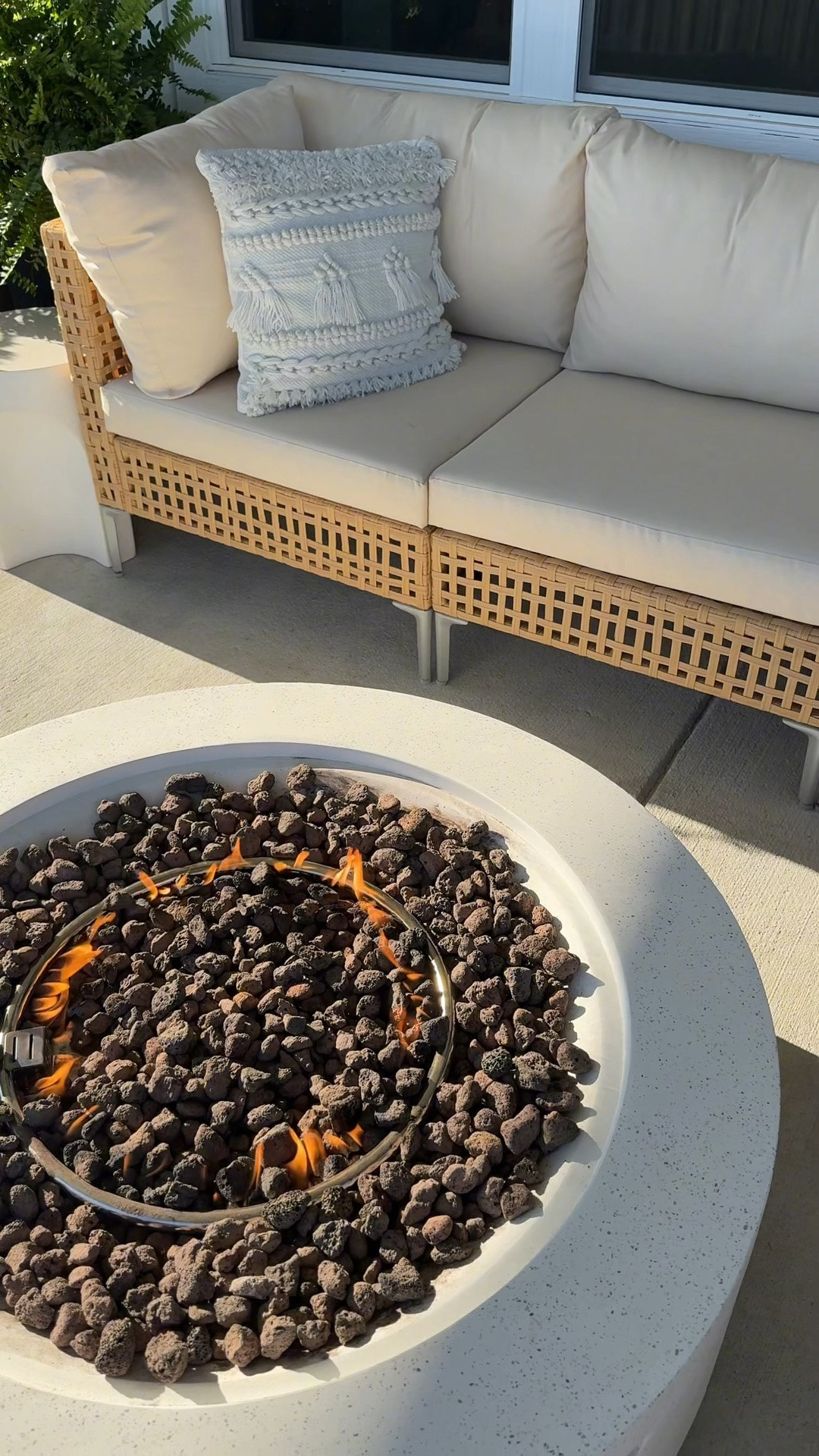 Resharing this one because Memorial Day weekend is the perfect time to upgrade your outdoor space 🔥🌿 Our propane fire pit is from Wayfair and is up to 70% off sitewide for Memorial Day, linking it here along with everything else on our back deck so you can shop before the sale ends.

#LTKHome #LTKSaleAlert