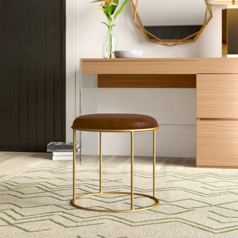 Bowe Brass Accent Stool | Wayfair North America