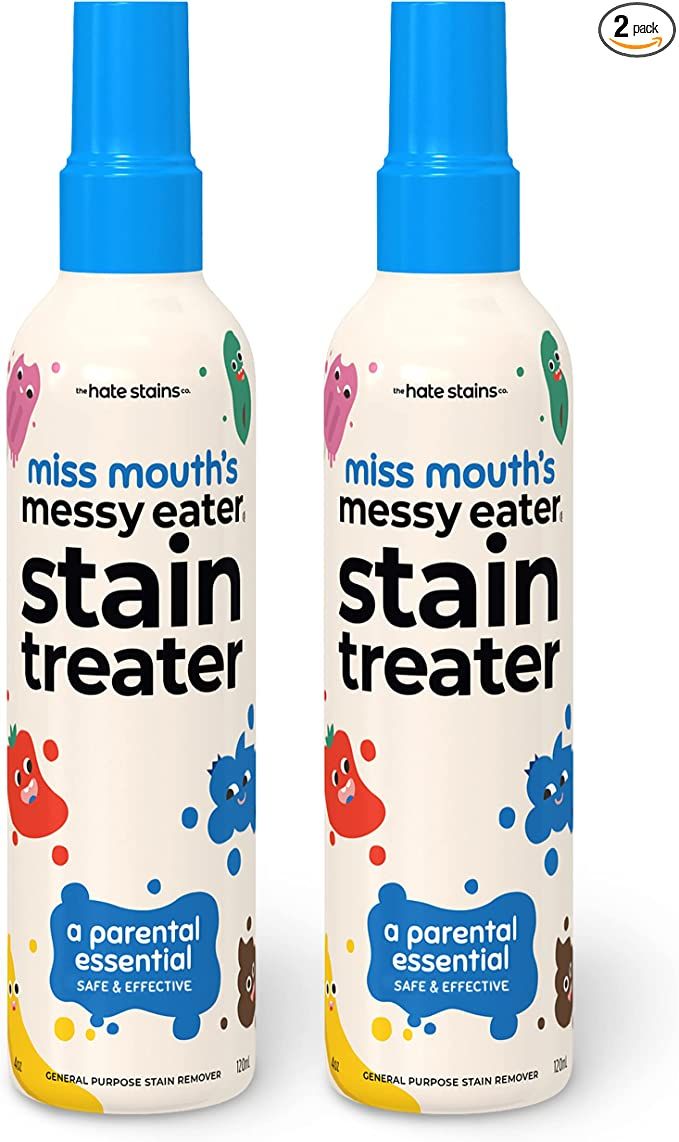 Miss Mouth's Messy Eater Stain Treater Spray - 4oz 2 Pack Stain Remover - Newborn & Baby Essentia... | Amazon (US)